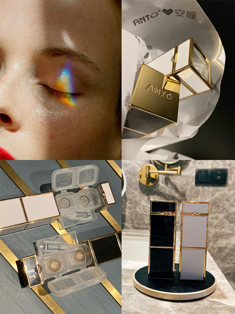 2022 Neuheiten Luxus Mini Lippenstift Kontaktlinsenbehälter