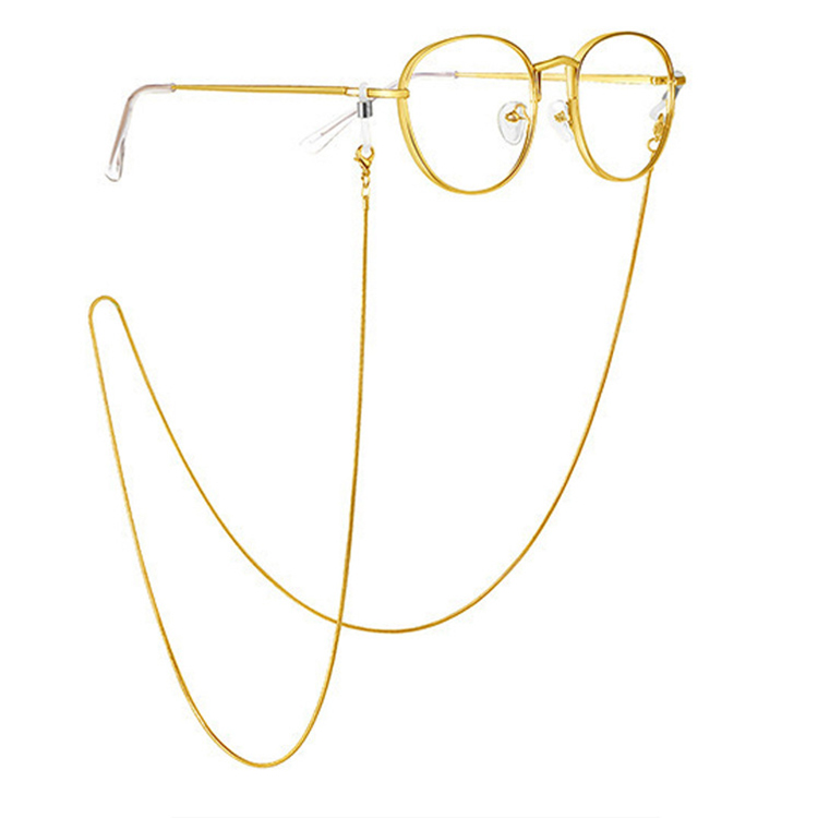 Hochwertige billige Goldbrillenketten Metallbrillenketten und Schnüre
