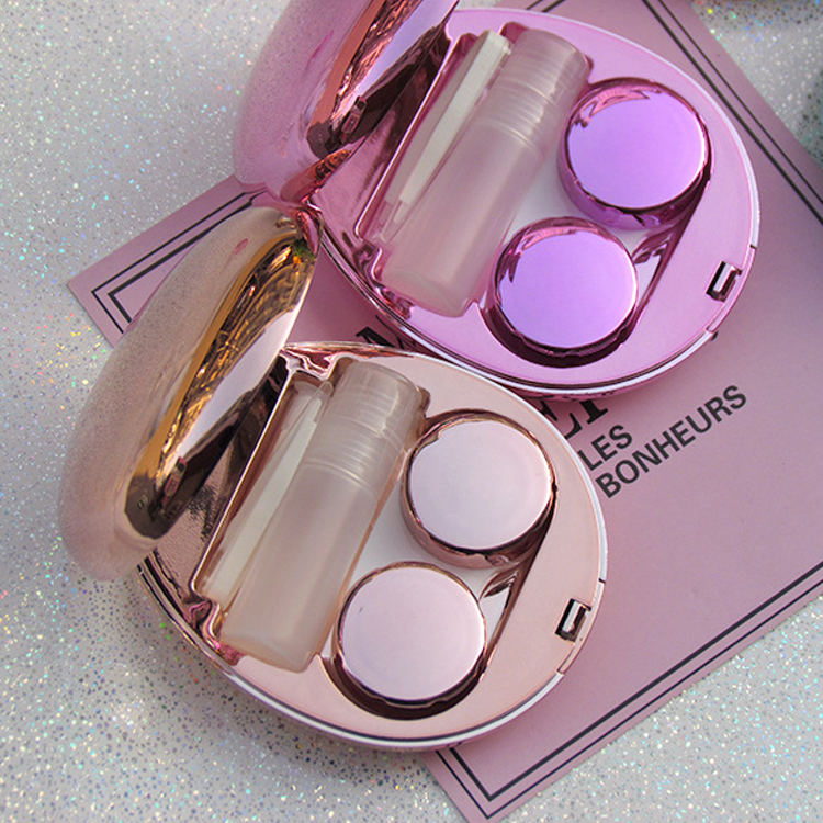 Etui-Set für kosmetische Luxus-Kontaktlinsen mit niedrigem Moq