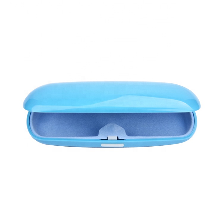 Langlebiges, einzigartiges Brillenetui, mehrfarbiges, transparentes Kunststoff-Brillenetui