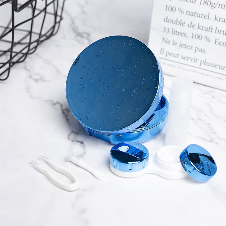 Großhandelsbehälter für kosmetische Linsen Luxus-Kontaktlinsenbehälter