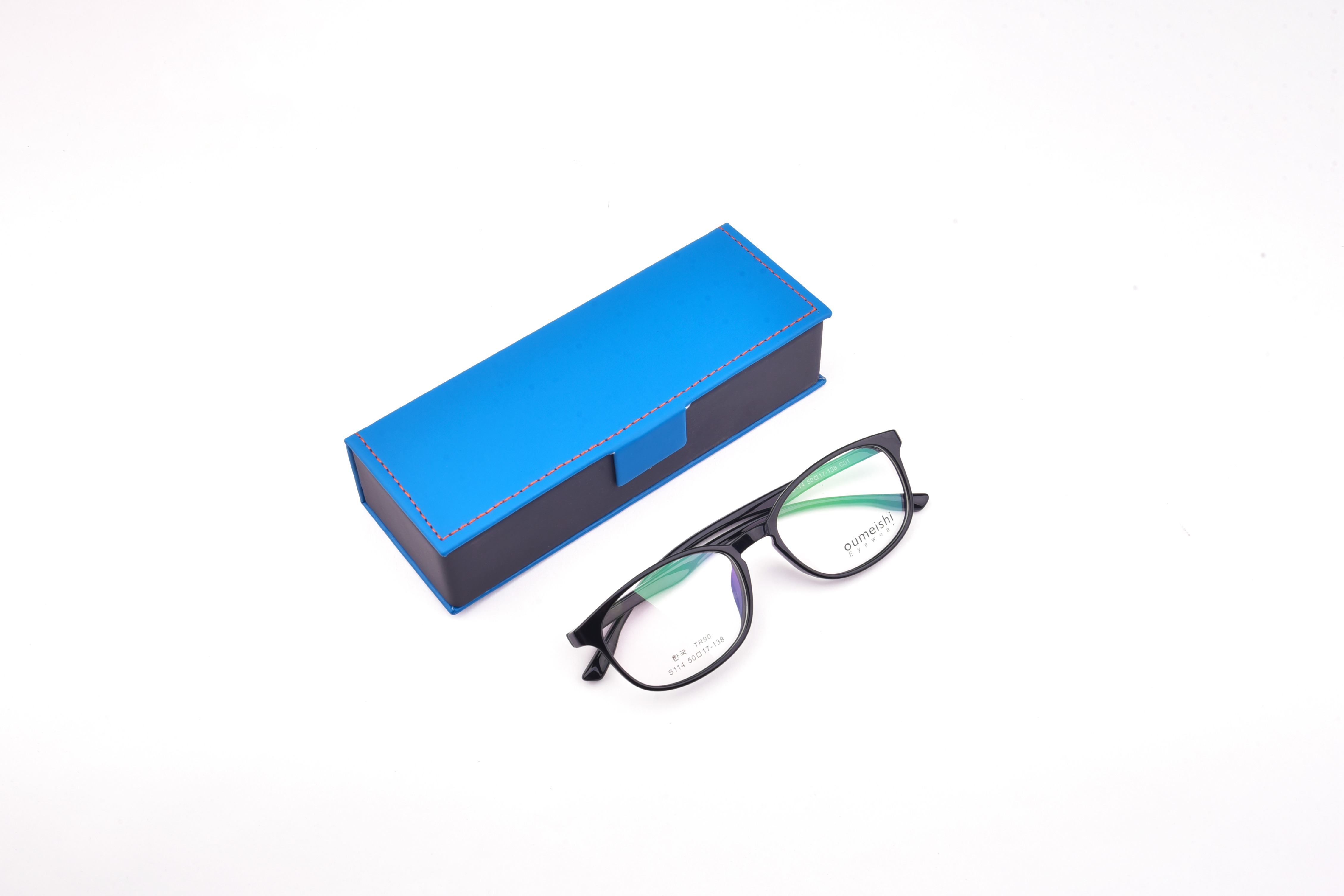 Hochwertige faltbare Brillenbox Reise-Brillenetui