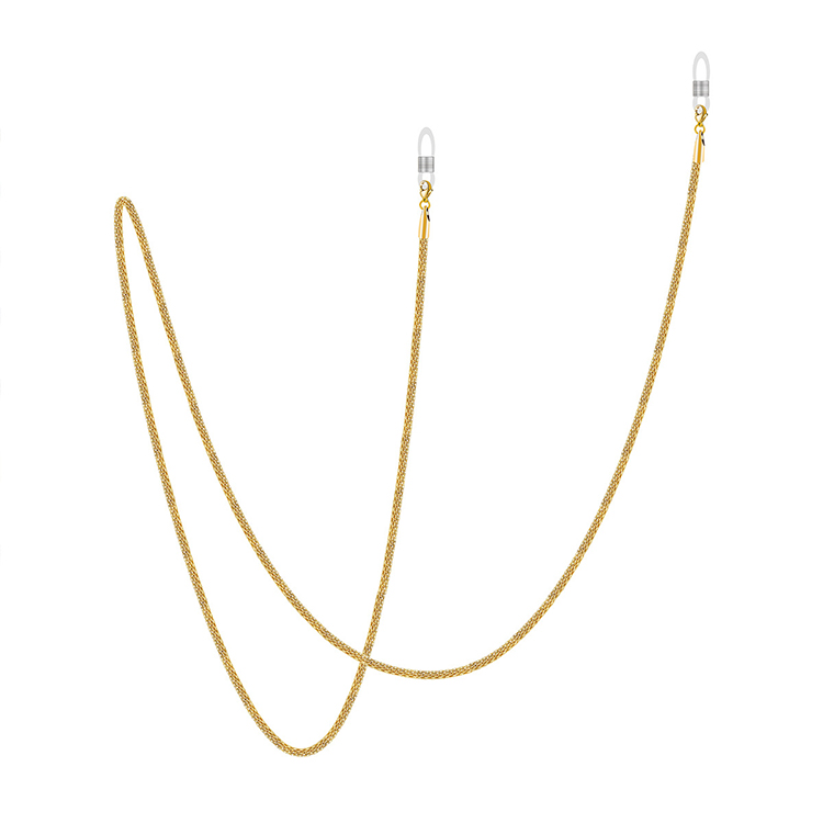 Jiaqi Fashion Gold Schwarz Sonnenbrillenband Brillen Ketten & Kordeln