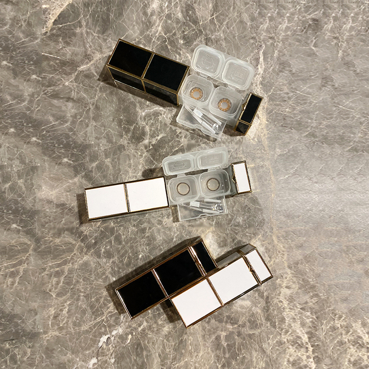 2022 Neuheiten Luxus Mini Lippenstift Kontaktlinsenbehälter